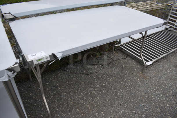 BRAND NEW SCRATCH AND DENT! Regency Stainless Steel Commercial Table. 60x30x31 - Image 1 of 3