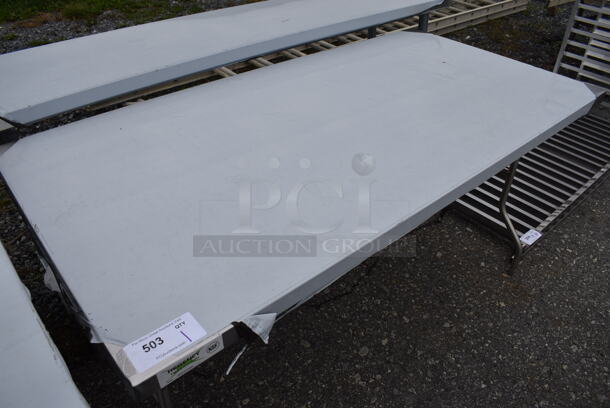 BRAND NEW SCRATCH AND DENT! Regency Stainless Steel Commercial Table. 60x30x31 - Image 2 of 3