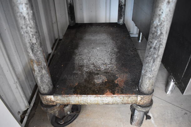 Stainless Steel Commercial Equipment Stand w/ Metal Undershelf on Commercial Casters. 18x30x28 - Image 3 of 3