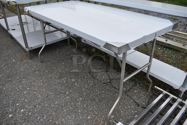 BRAND NEW SCRATCH AND DENT! Regency Stainless Steel Commercial Table. 60x30x31 - Image 3 of 3