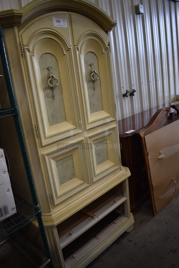 2 Door Dresser w/ 3 Interior Drawers. 38x22x75 - Image 3 of 5