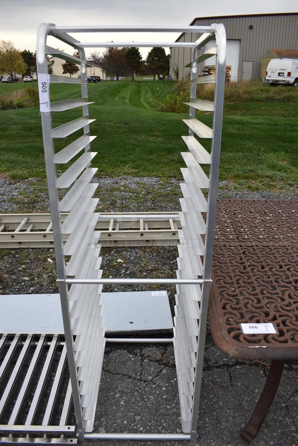 Metal Commercial Pan Transport Rack on Commercial Casters. 20.5x26x63 - Image 1 of 2