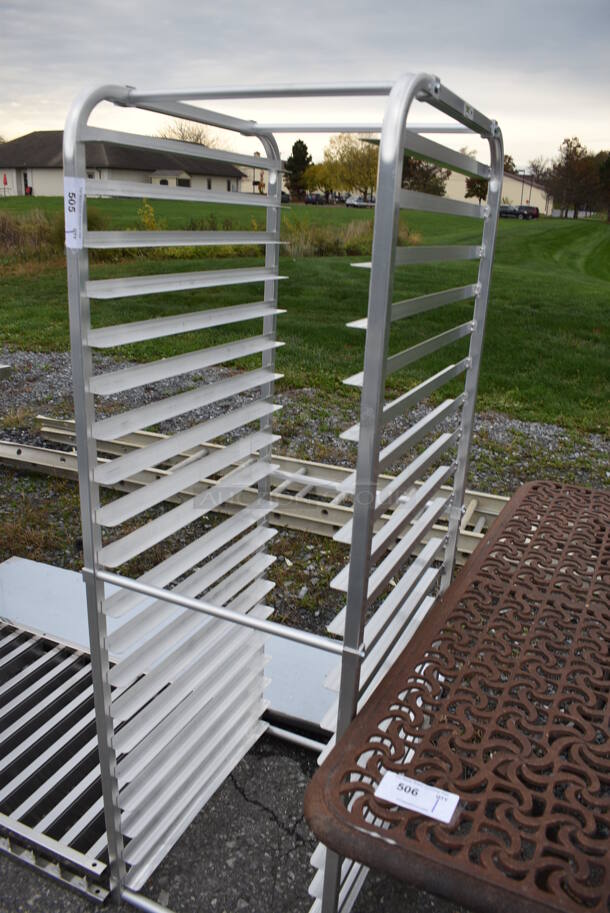 Metal Commercial Pan Transport Rack on Commercial Casters. 20.5x26x63 - Image 2 of 2