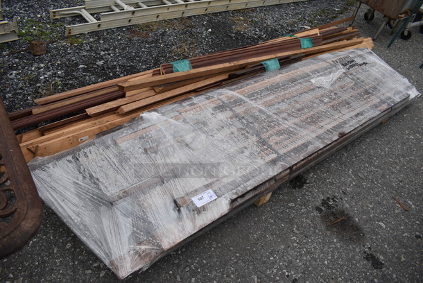ALL ONE MONEY! Lot of Various Wooden Pieces! Includes Mahogany Wood That Is Wrapped In Plastic Wrap - Image 1 of 5
