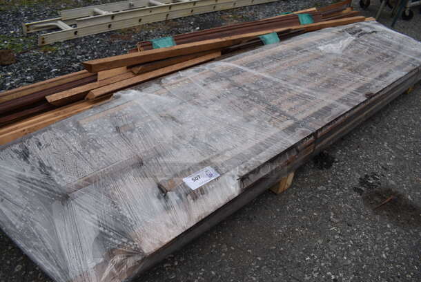 ALL ONE MONEY! Lot of Various Wooden Pieces! Includes Mahogany Wood That Is Wrapped In Plastic Wrap - Image 3 of 5