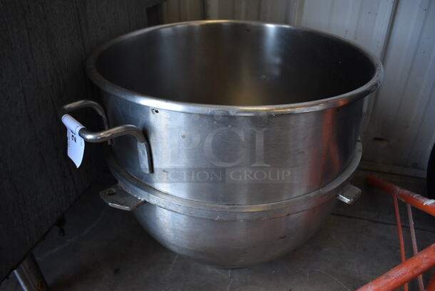 Hobart VMLH-60 Stainless Steel Commercial 60 Quart Mixing Bowl. 23x19x17