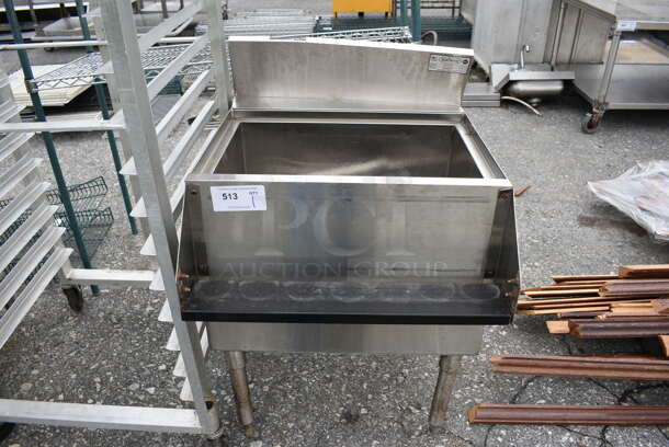 Stainless Steel Commercial Ice Bin w/ Speedwell. 24x26x36