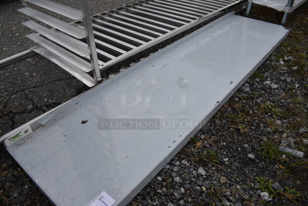 BRAND NEW SCRATCH AND DENT! Regency Stainless Steel Commercial Shelf. 72x18x3 - Image 2 of 2