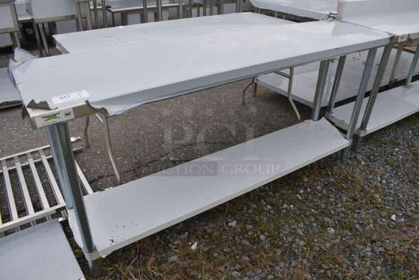 BRAND NEW SCRATCH AND DENT! Regency Stainless Steel Commercial Table w/ Undershelf. 72x18x34