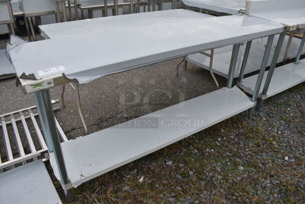 BRAND NEW SCRATCH AND DENT! Regency Stainless Steel Commercial Table w/ Undershelf. 72x18x34 - Image 1 of 3