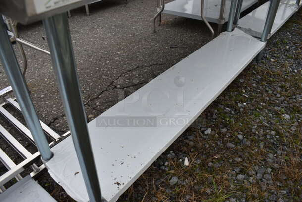 BRAND NEW SCRATCH AND DENT! Regency Stainless Steel Commercial Table w/ Undershelf. 72x18x34 - Image 2 of 3