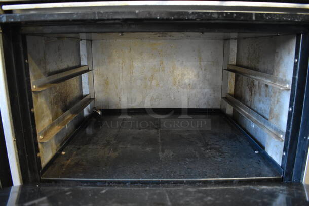 AWESOME! CPG Stainless Steel Commercial Gas Powered 6 Burner Range w/ Right Side Flat Top Griddle, 2 Lower Ovens and Stainless Steel Overshelf. 60x34x57 - Image 8 of 9