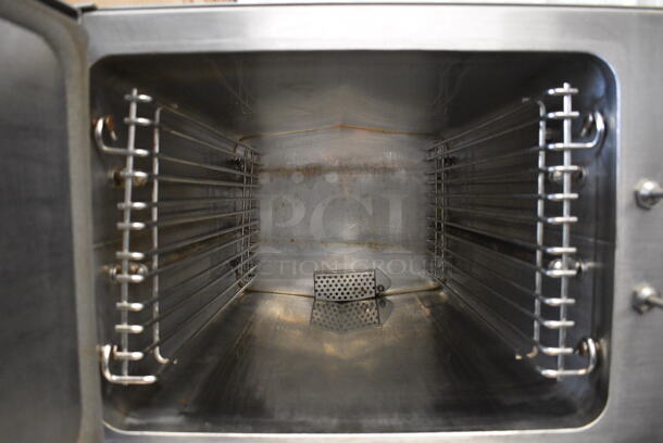 FANTASTIC! Cleveland Stainless Steel Commercial Floor Style Gas Powered Convection 2 Compartment Steam Cabinet. 24x35x64 - Image 5 of 10