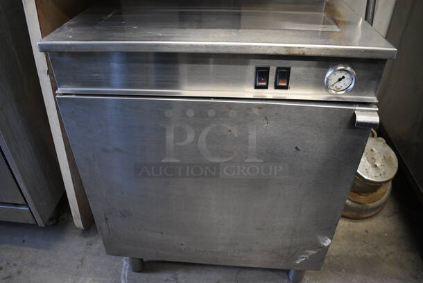 FANTASTIC! Cleveland Stainless Steel Commercial Floor Style Gas Powered Convection 2 Compartment Steam Cabinet. 24x35x64 - Image 8 of 10