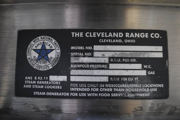 FANTASTIC! Cleveland Stainless Steel Commercial Floor Style Gas Powered Convection 2 Compartment Steam Cabinet. 24x35x64 - Image 10 of 10