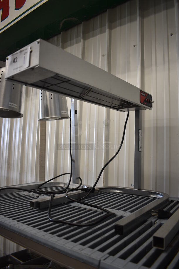 NICE! Nemco Metal Commercial Countertop Warming Strip Lamp. 14x24x18. Tested and Working! - Image 1 of 4