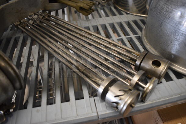 ALL ONE MONEY! Belshaw Type B Metal Commercial Donut Dropper w/ Arm, 2 Hoppers and 3 Dough Plungers! Includes 11x11x9.5, 22.5" - Image 4 of 7