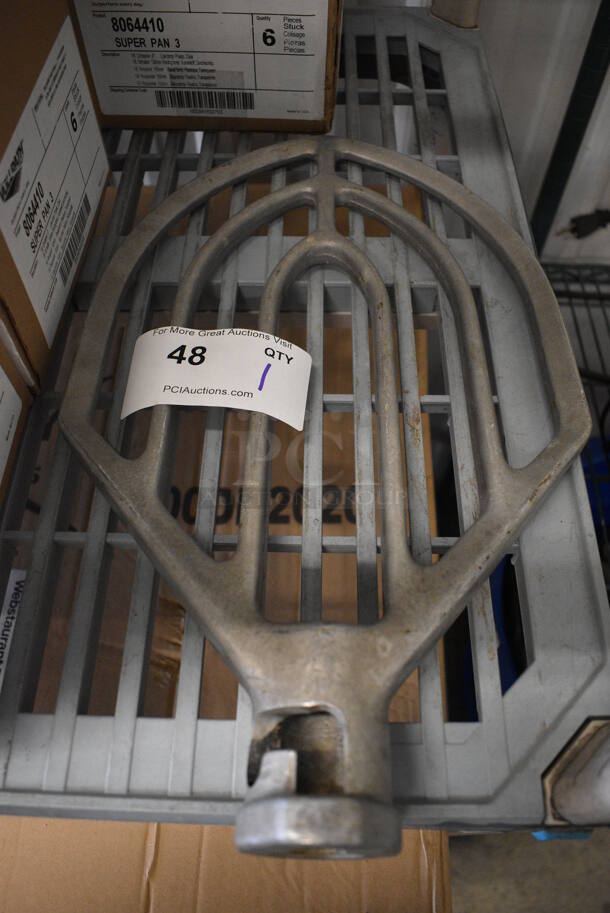 Metal Commercial Paddle Attachment for Hobart Mixer. 10x2.5x16.5 - Image 1 of 3