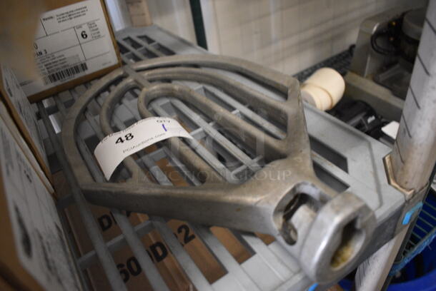 Metal Commercial Paddle Attachment for Hobart Mixer. 10x2.5x16.5 - Image 2 of 3
