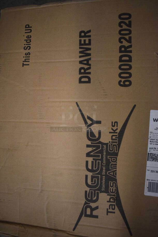 BRAND NEW IN BOX! Regency 600DR2020 Stainless Steel Commercial Drawer. 25x24x7 - Image 4 of 4