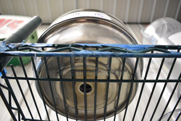 13 Metal Dome Covers. 9.5x9.5x2.5. 13 Times Your Bid! - Image 2 of 2