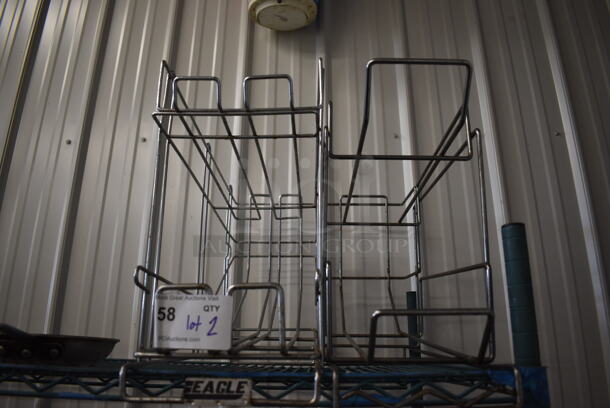 ALL ONE MONEY! Lot of 2 Metal Racks! Includes 7.5x25x15 - Image 1 of 3