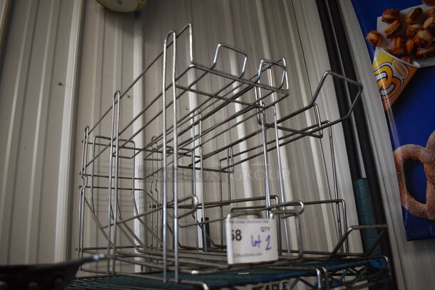 ALL ONE MONEY! Lot of 2 Metal Racks! Includes 7.5x25x15 - Image 2 of 3