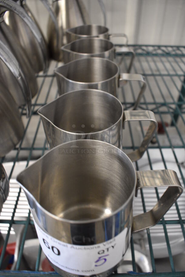 5 Metal Pitchers. 5x3.5x4. 5 Times Your Bid! - Image 2 of 3