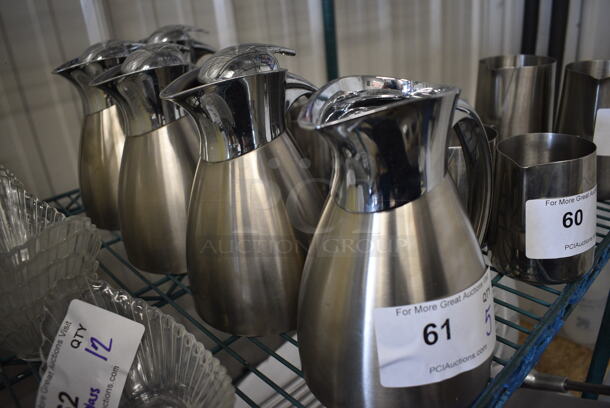 5 Metal Pitchers. 6.5x5.5x8. 5 Times Your Bid! - Image 2 of 2