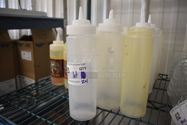 ALL ONE MONEY! Lot of 24 Various Poly Condiment Bottles! Includes 3x3x10 - Image 4 of 4