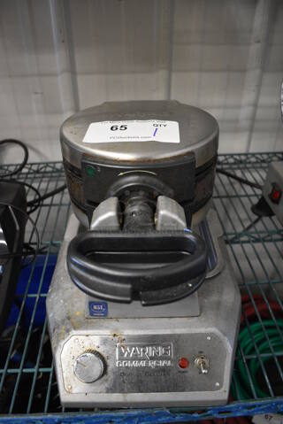 Waring Commercial Countertop Waffle Press. 10x17x9.5