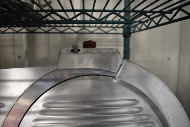 NICE! Fleetwood Model EF12 Stainless Steel Commercial Countertop Meat Slicer. 115 Volts, 1 Phase. 23x18x19. Tested and Working! - Image 4 of 6