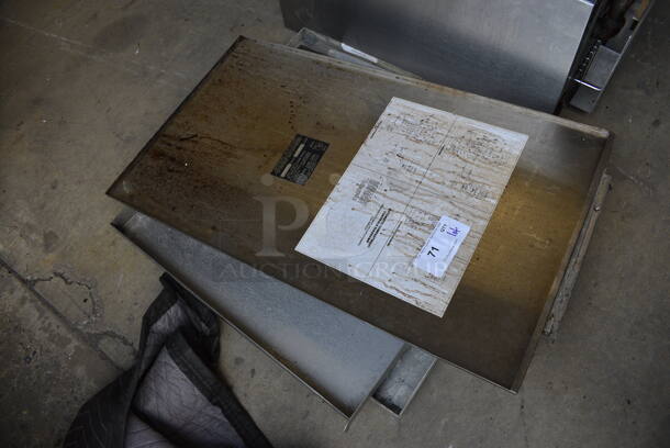 ALL ONE MONEY! Lot of Various Metal Pieces Including Ansul Box Cover! Includes 19x32x1 - Image 2 of 3