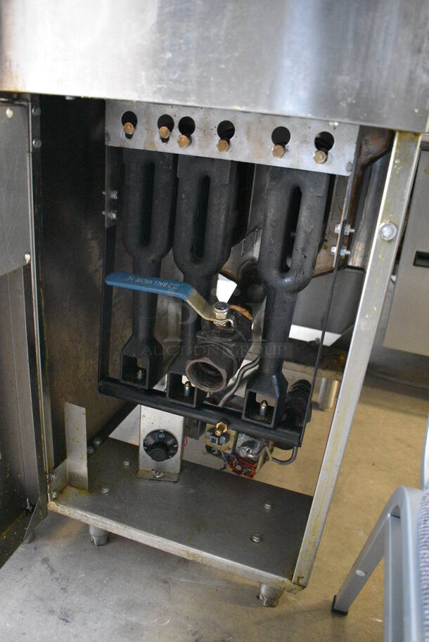 NICE! 2016 CookRite Model ATFS-40 Stainless Steel Commercial Floor Style Natural Gas Powered Deep Fat Fryer. 102,000 BTU. 15.5x31x45 - Image 6 of 7