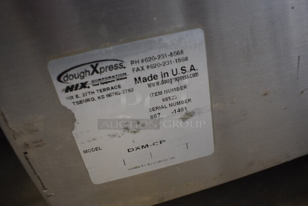 SWEET! Dough Xpress Model DXM-CP Stainless Steel Commercial Countertop Dough Press. 24x24x36 - Image 5 of 5