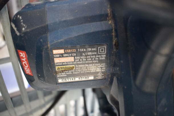 Ryobi CSB123 Metal Circular Saw. 9x12x9 - Image 4 of 4