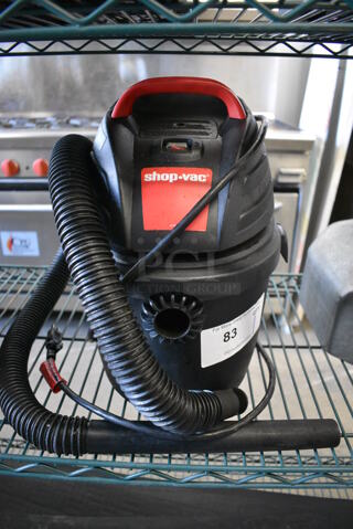 Shop Vac Black and Red Poly Vacuum Cleaner. 10x12x15