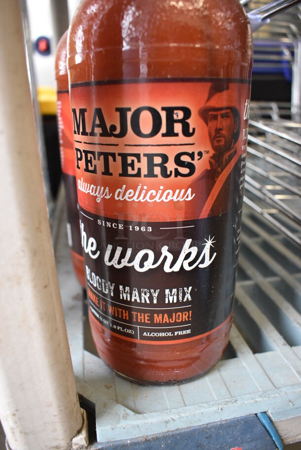 5 Bottles of Major Peters The Works Bloody Mary Mix. 3x3x11.5. 5 Times Your Bid! - Image 2 of 2