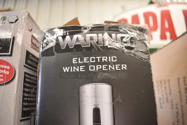 BRAND NEW SCRATCH AND DENT! Waring Model CRS50 Portable Electric Wine Bottle Opener.  - Image 4 of 4