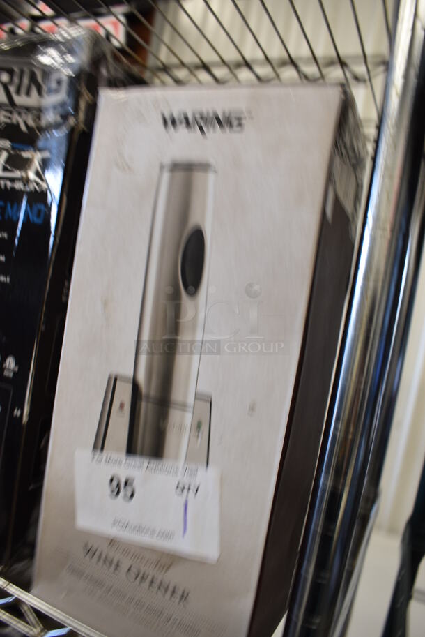 BRAND NEW SCRATCH AND DENT! Waring Portable Electric Wine Bottle Opener.  - Image 3 of 4