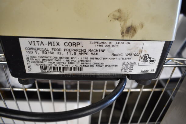 Vita-Mix Commercial Countertop Blender Base. 120 Volts, 1 Phase. 7.5x9x8. Tested and Working! - Image 5 of 5