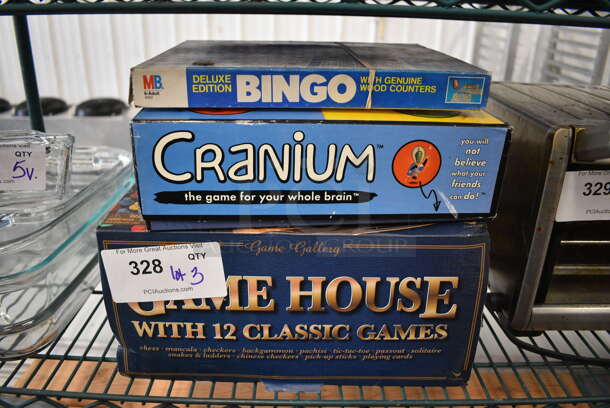 ALL ONE MONEY! Lot of 3 Games; Bingo, Cranium and Game House. - Image 1 of 2
