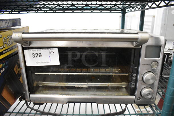Breville Metal Countertop Toaster Oven. 16.5x13x10