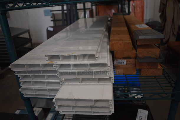 ALL ONE MONEY! Lot of Wooden Planks and White Pieces! - Image 2 of 2