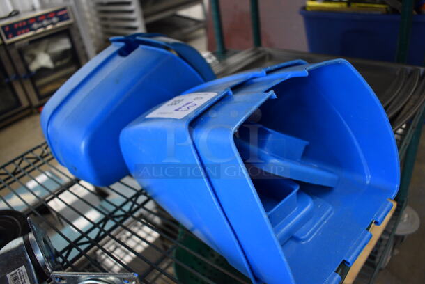 3 Blue Poly Ice Scoop Holders. 9x8x10. 3 Times Your Bid! - Image 2 of 3