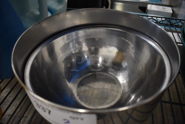 3 Various Metal Bowls. Includes 10x10x5. 3 Times Your Bid! - Image 2 of 2