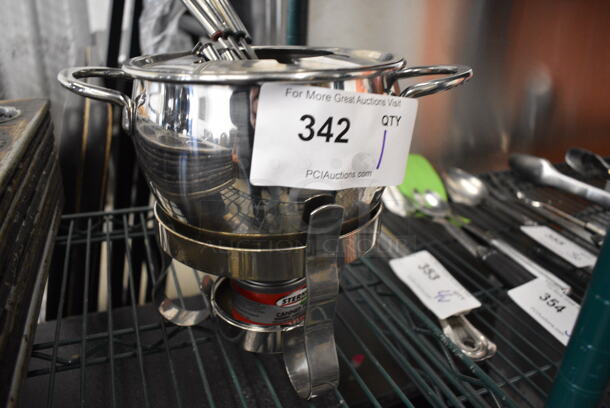 Metal Fondue Pot. 10.5x7x8 - Image 3 of 3
