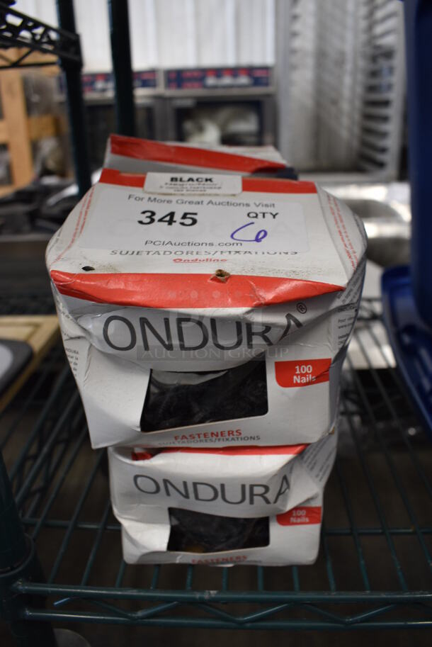 6 Boxes of Ondura Nails. 6 Times Your Bid!