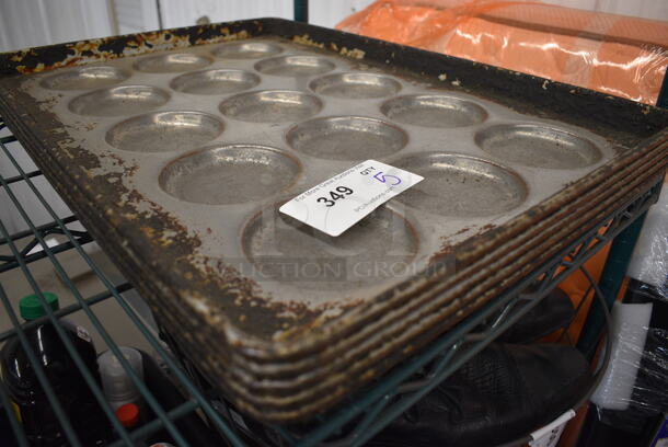 5 Metal 15 Bun Baking Pans. 18x26x2. 5 Times Your Bid! - Image 2 of 2