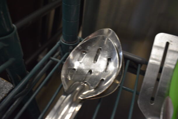 4 Various Metal Straining Spoons. Includes 15". 4 Times Your Bid! - Image 2 of 2